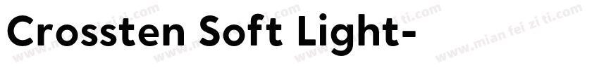 Crossten Soft Light字体转换